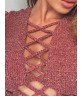 Sexy Hollow Plain Bodcyon Sweater Dress